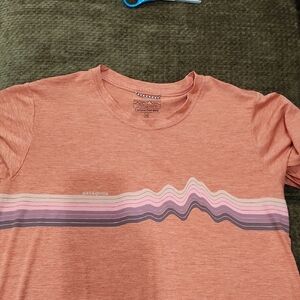 Orange Crew Neck Short Sleeve T-Shirt